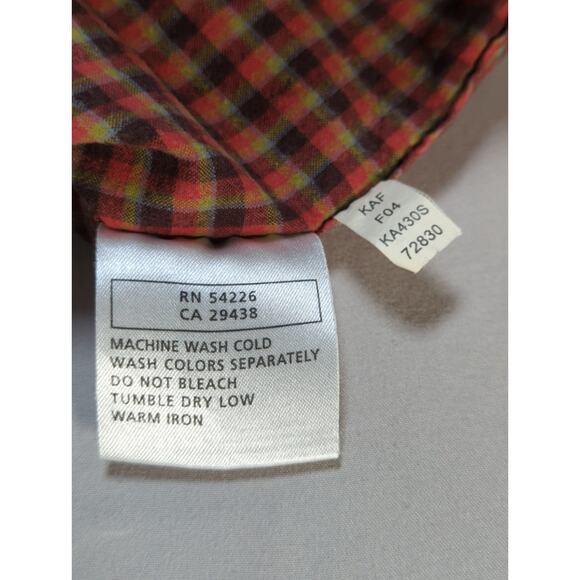VTG Royal Robbins Mens M Plaid Button Shirt 100 Cotton Made In Hong Kong - Picture 13 of 14